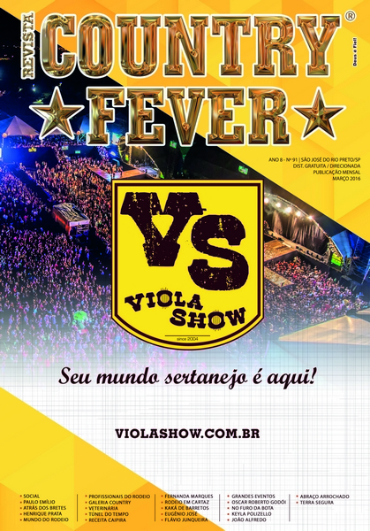 Revista Country Fever - Edição de Março de 2016