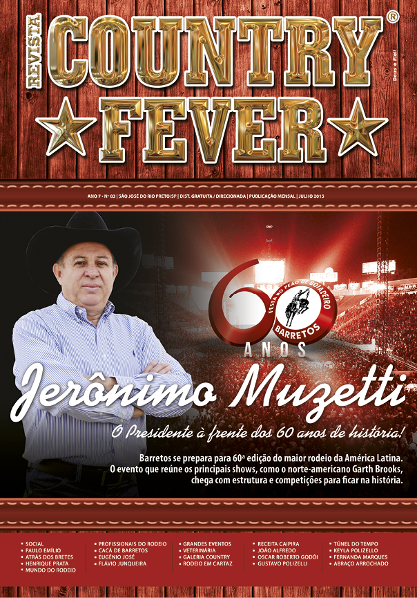 Revista Country Fever - Edição de Julho de 2015